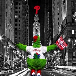 Philadephia Phillies Fanatics- center city philadelphia canvas print 12x14